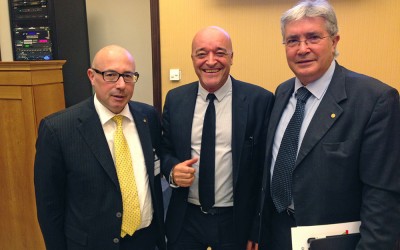Da sinistra Luca Iannarone, Patrizio Vanessi e Sandro Braghettoni