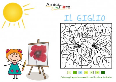 Colora il Giglio