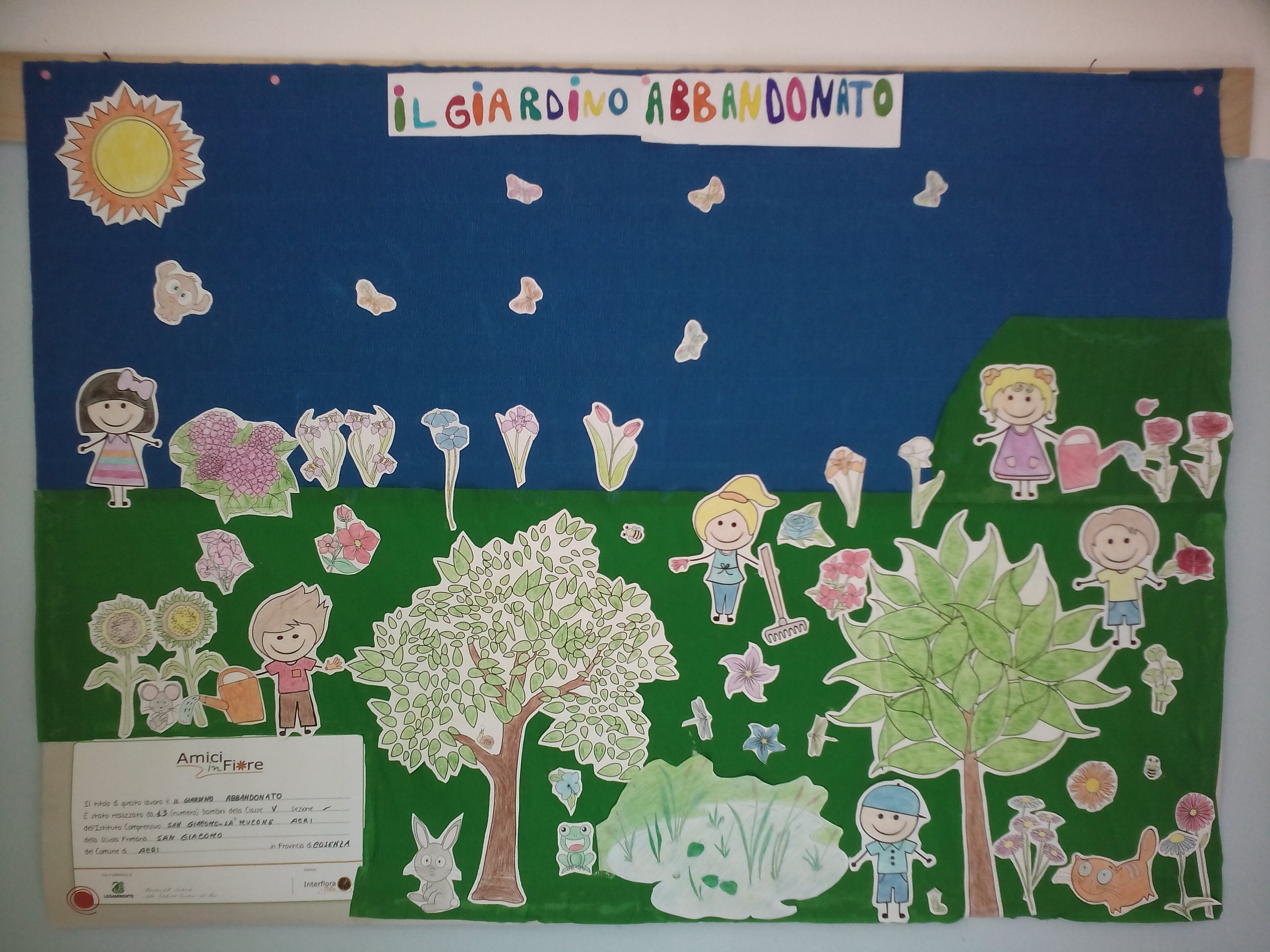Il giardino abbandonato amici in fiore Descrizione di un giardino