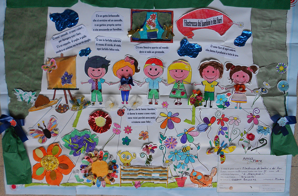 Filastrocca dei bambini e dei fiori