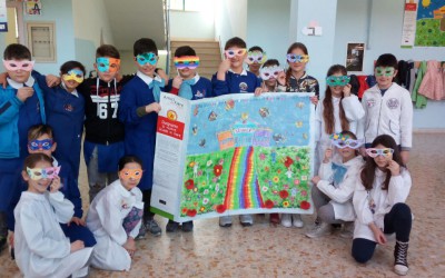 UNA SCUOLA IN FIORE PER UN ARCOBALENO DI CONOSCENZE.